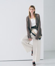 uncrave リヨセルライトリネン ワイドトラウザー