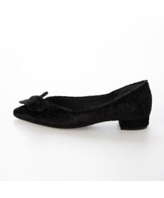 MODE ET JACOMO <carino>ベルベットリボンパンプス