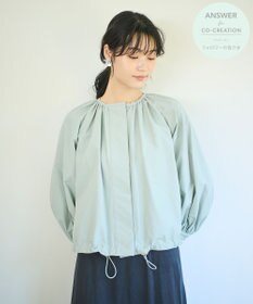#Newans 【ANSWER for Co-Creation】フルギャザーシャツブルゾン