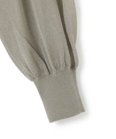 ICB L 【洗える】クロスコンビ シアースリーブニット