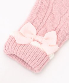 ANY KIDS ケーブルリボン手袋