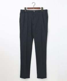 JOSEPH ABBOUD 【キングサイズ・ウエストも伸びる】オーガニックストレッチムリネピケ パンツ