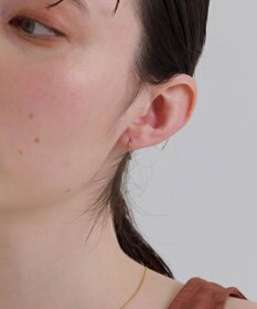 Phoebe 【金属アレルギー対応】ミニフープピアス(片耳)/サージカルステンレス ローズゴールド