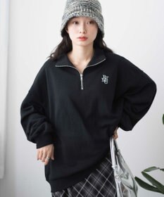 WEGO ハーフジップBIGスウェット