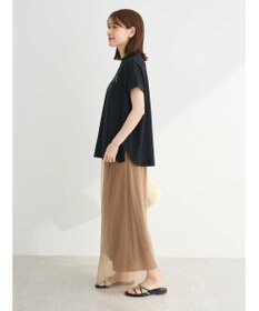 Green Parks 汗染み防止フレンチスリーブロゴＴシャツ