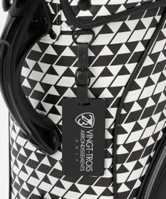 23区GOLF 【UNISEX】フラッグ総柄キャディバッグ　他と被らないデザイン