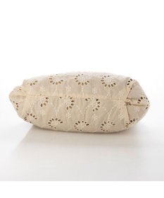 UNBILLION カシュカシュ cachecache / 花刺繍メッシュハンドルトートバッグ