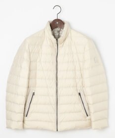 JOSEPH ABBOUD 【キングサイズ・軽量/サスティナブル素材/ECO撥水/インナーダウンにも】ナイロンスラブタフタダウンブルゾン