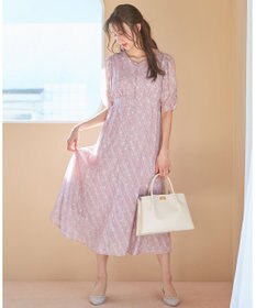 ANY SIS 【any SiS×plantica】フラワープリント ワンピース