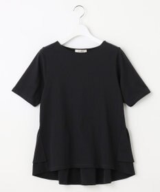 Feroux 【UVケア】バックペプラムチュニック Tシャツ