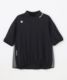 PW CIRCULUS 【WOMEN】パフスリーブメッシュコンビ モックネックT ゴルフウェア レディース