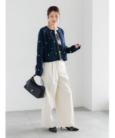 Te chichi パールビジューニットライトジャケット《2026 spring catalog item》