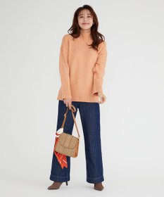 Feroux 【洗える・古畑星夏さん着用】ハイネックニット プルオーバー