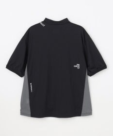 PW CIRCULUS 【WOMEN】パフスリーブメッシュコンビ モックネックT ゴルフウェア レディース