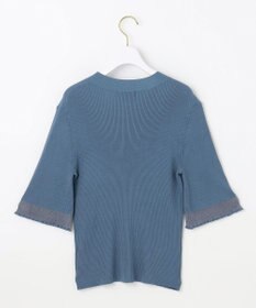 ANY SIS 【洗える】シアーディテール ニット