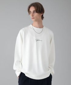 WEGO 【ユニセックス着用ITEM/2点SET/MLサイズ展開】アクセ付きフォトグラフィックプルオーバー