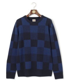 J.PRESS MEN 【Cash Lamb’s Wool】クレイジーパターンニット / クルー