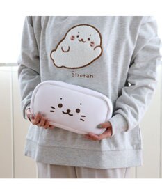 Mother garden しろたん ガジェットポーチ 顔ぼん