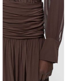 JOSEPH クレープ ド ソワ ミックス　スカート