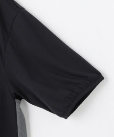 PW CIRCULUS 【WOMEN】パフスリーブメッシュコンビ モックネックT ゴルフウェア レディース