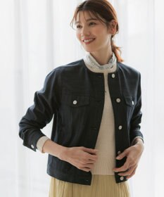 J.PRESS LADIES 【洗える】Reeves  Shine クルーネック ニット