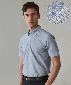 GOTAIRIKU 麻混・襟しっかり【洗える/通気性】ノルマンディーリネン ボタンダウンポロシャツ(25/26年モデル)