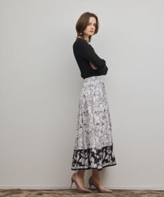 GRACE CONTINENTAL フルーツフラワープリントスカート