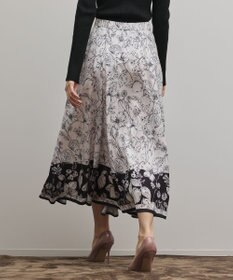 GRACE CONTINENTAL フルーツフラワープリントスカート