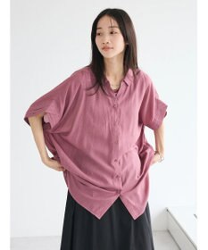 CRAFT STANDARD BOUTIQUE ヴィンテージボイルミルフィーユ襟付きシャツチュニック