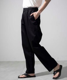 WEGO 【ユニセックス着用ITEM/ウエストゴム/手洗い可】チノイージーワイドパンツ