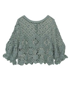 Green Parks ・ＳＵＧＡＲ　ＳＰＯＯＮ　２ｗａｙクロシェカーディガン