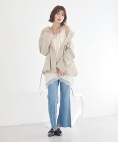 earth music&ecology 【予約】ランジェリーライクレースキャミ