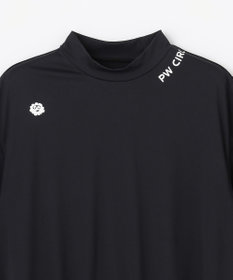 PW CIRCULUS 【WOMEN】パフスリーブメッシュコンビ モックネックT ゴルフウェア レディース