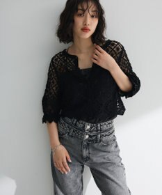 Green Parks ・ＳＵＧＡＲ　ＳＰＯＯＮ　２ｗａｙクロシェカーディガン