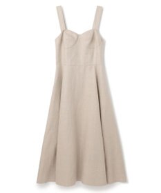 uncrave ヘリンボーン リネン ワンピース（uncrave WHITE）