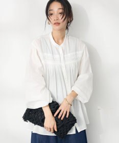 CRAFT STANDARD BOUTIQUE インド綿ピンタックブラウス