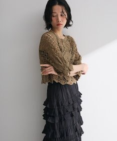 Green Parks ・ＳＵＧＡＲ　ＳＰＯＯＮ　２ｗａｙクロシェカーディガン