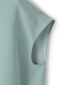ICB FluidBackSatin フレンチスリーブブラウス