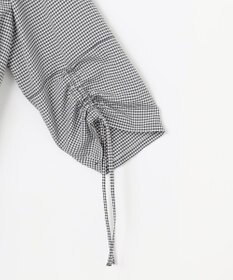 J.PRESS LADIES L 【一枚で着映え】アセVisギンガム ギンガム ブラウス