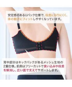 BRADELIS New York 【BRADELIS Me / ノンワイヤー・バストアップ】Perfumyブラ23S1 綿混素材で肌当たりの優しい補正ブラジャー バストにフィットしてラインが響きにくい