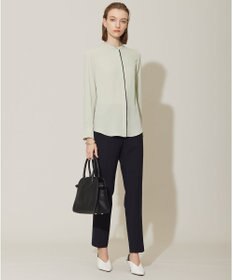 ICB 【接触冷感・防シワ・速乾・洗える】レーヨンライクトロ スティックパンツ