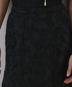 GRACE CONTINENTAL エンブロイダリーフレアスカート