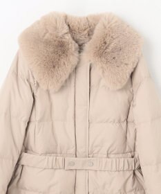 GRACE CONTINENTAL ファーパーツ付ロングダウン