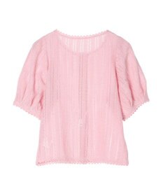 earth music&ecology コンパクトレースカーディガン