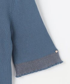 ANY SIS 【洗える】シアーディテール ニット