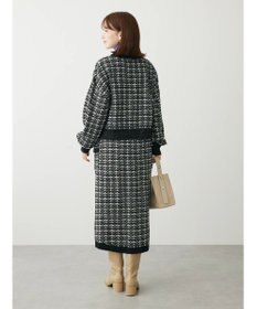 Green Parks ・ｆｕｒｒｙ　ｒａｔｅ　ツィードラメニットスカート