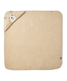 MIKI HOUSE HOT BISCUITS ベビーバスタオル＆スタイギフトセット【BOX付き】