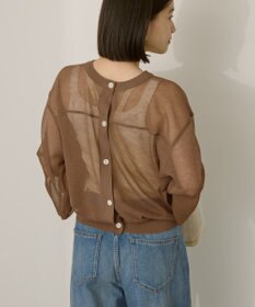 AMERICAN HOLIC 【WEB限定】【接触冷感】2WAYシアーニットカーディガン