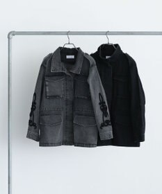 Green Parks ■ESCAR デニムコード刺繍ジャケット