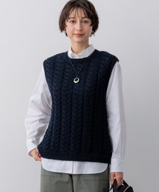 23区 【先行予約】ケーブル ニットベスト